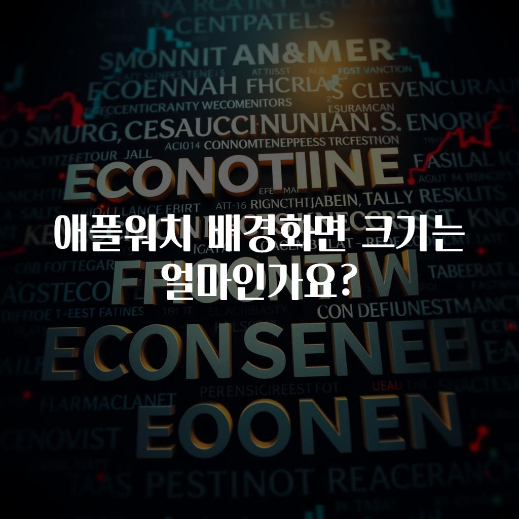 애플워치 배경화면 크기는 얼마인가요?