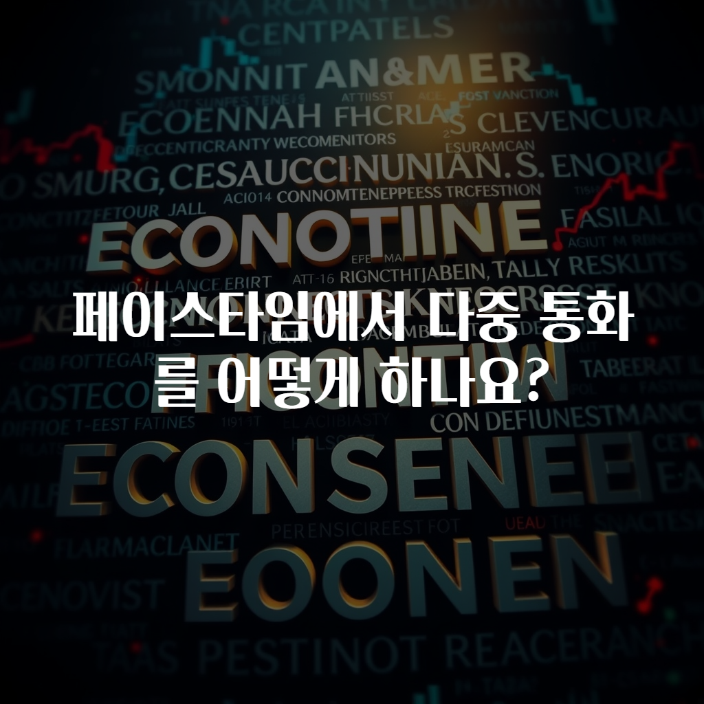 페이스타임에서 다중 통화를 어떻게 하나요?