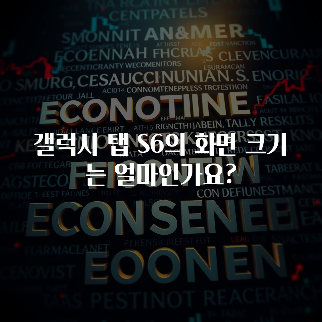 갤럭시 탭 S6의 화면 크기는 얼마인가요?