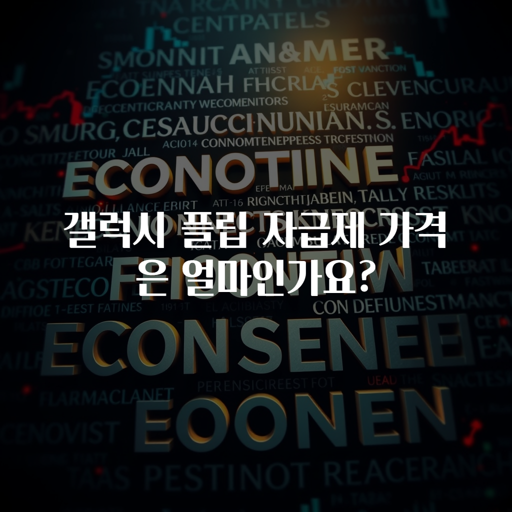 갤럭시 플립 자급제 가격은 얼마인가요?