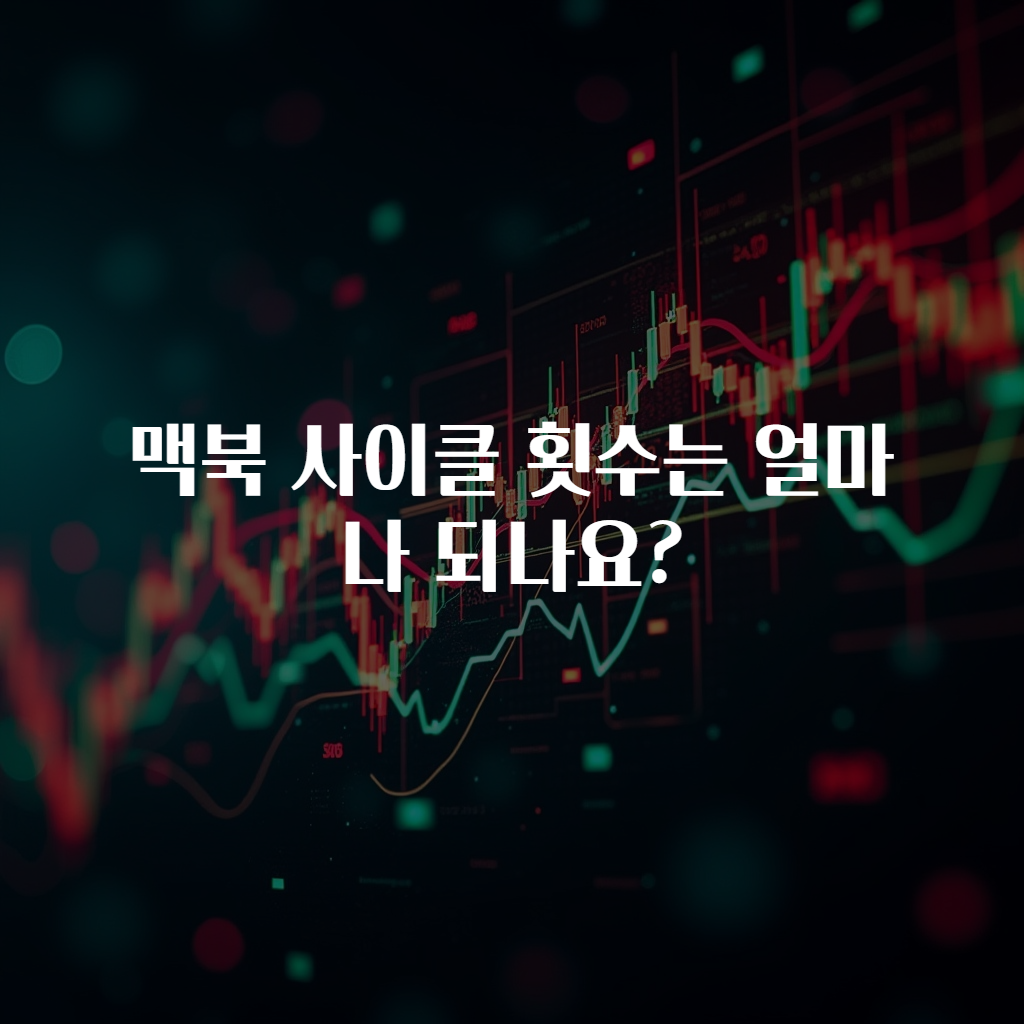 맥북 사이클 횟수는 얼마나 되나요?