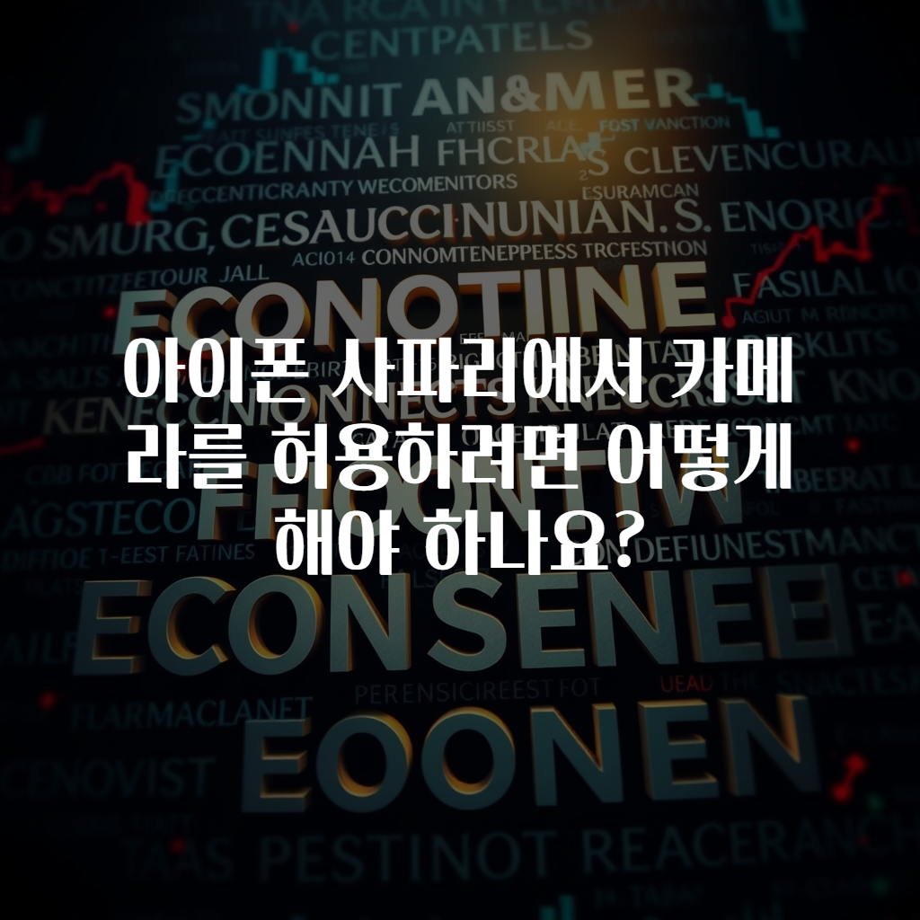 아이폰 사파리에서 카메라를 허용하려면 어떻게 해야 하나요?