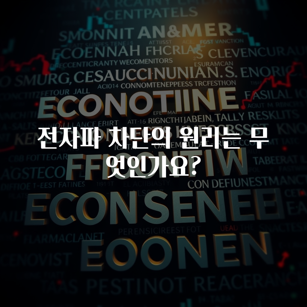 전자파 차단의 원리는 무엇인가요?