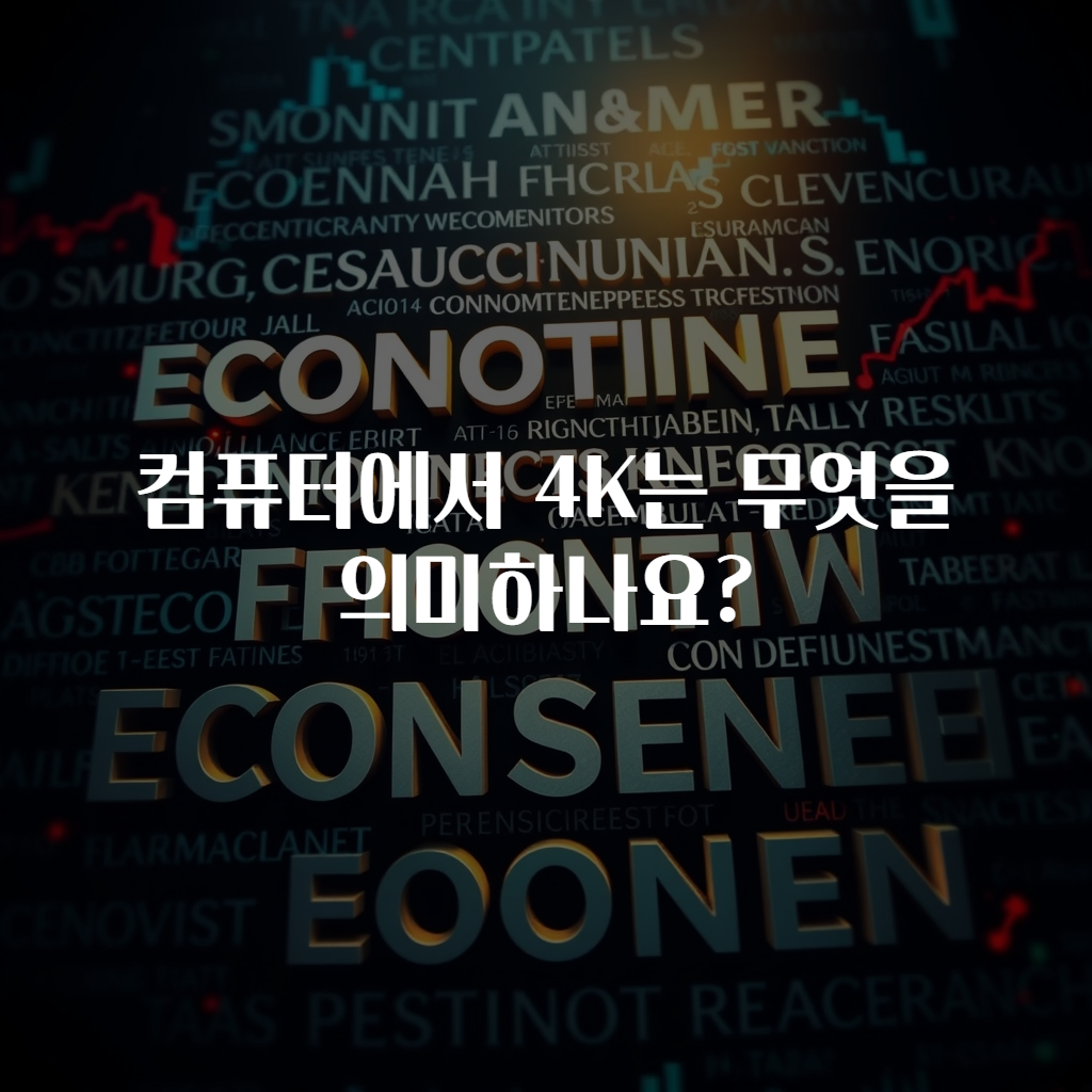 컴퓨터에서 4K는 무엇을 의미하나요?